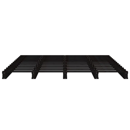 Pallet Bed | Black | Solid pine wood | Double | Durable | Pallet Bed