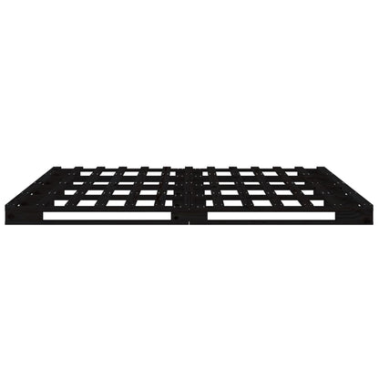 Pallet Bed | Black | Solid pine wood | Double | Durable | Pallet Bed