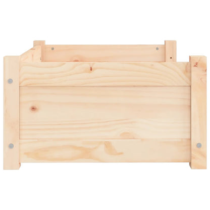 Dog Bed 65.5x50.5x28 cm Solid Pine Wood