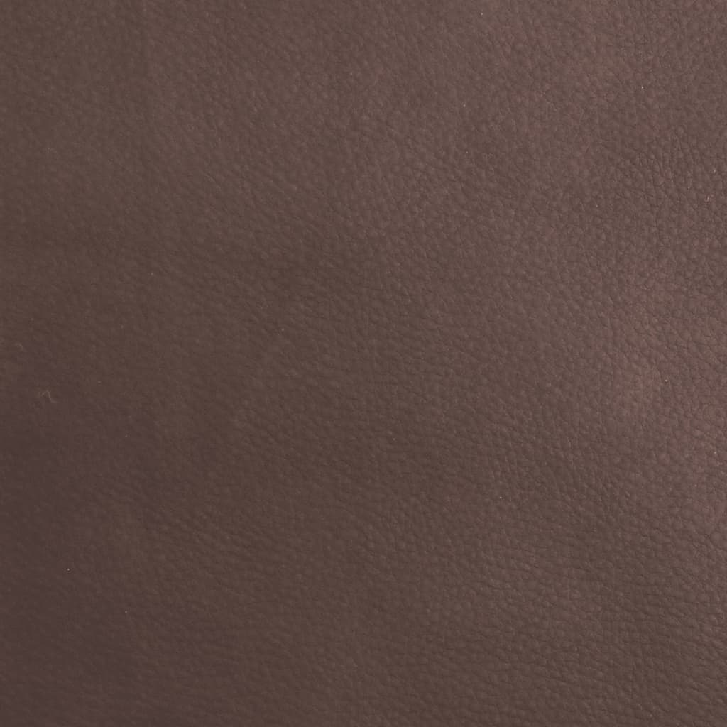 Recliner Chair Brown Faux Leather
