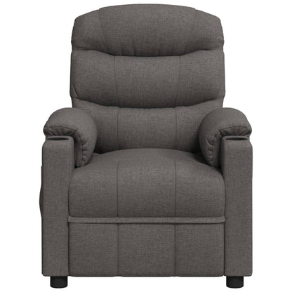 Recliner Chair Dark Grey Fabric