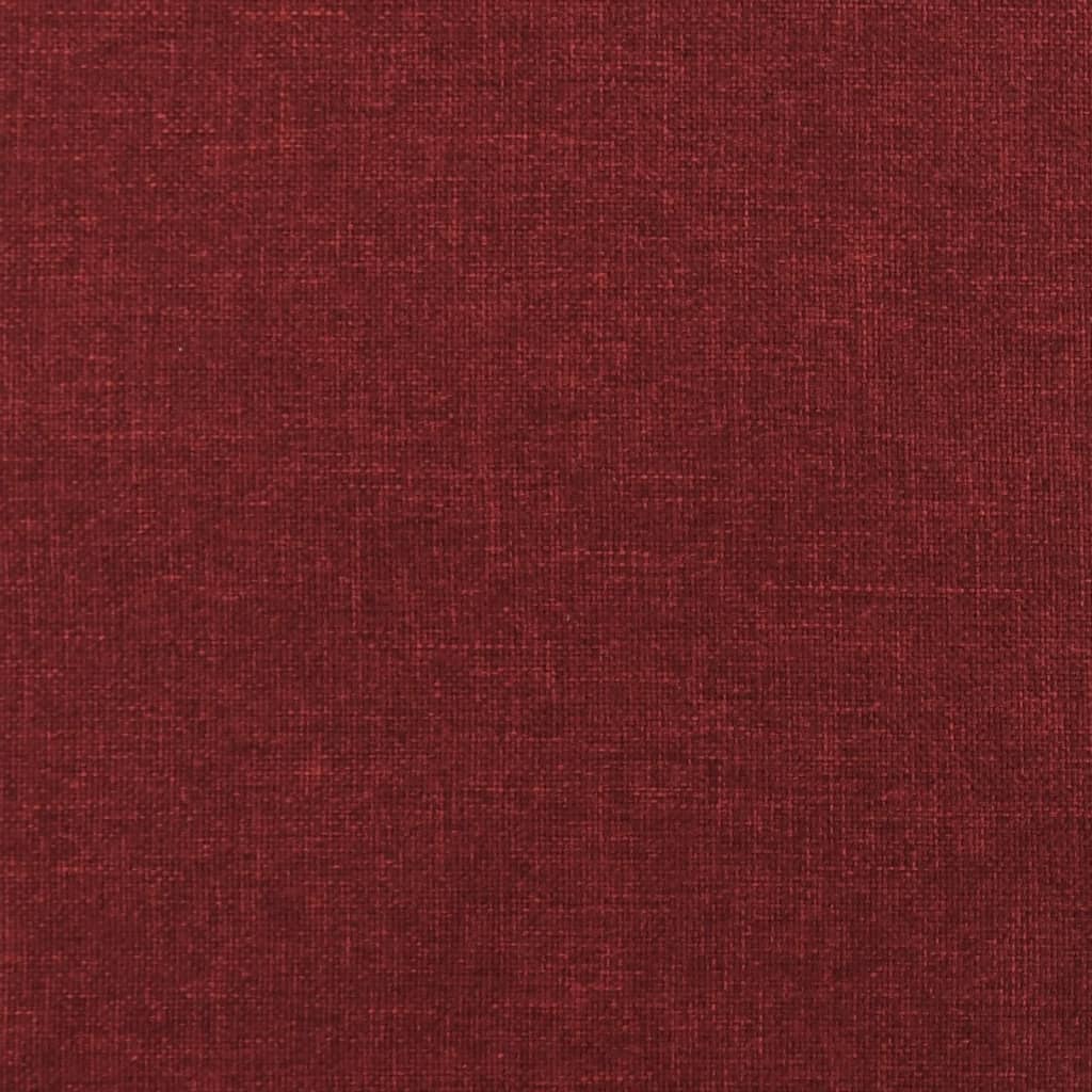 Recliner Chair Wine Red Fabric