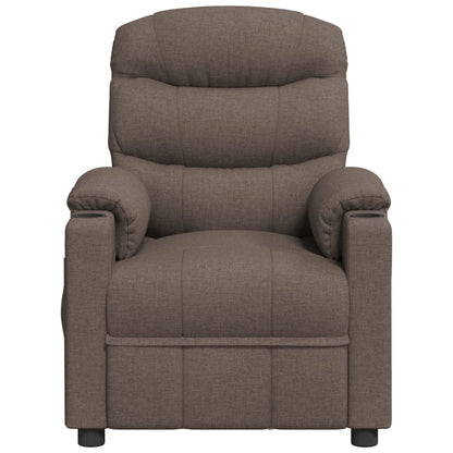 Recliner Chair Taupe Fabric