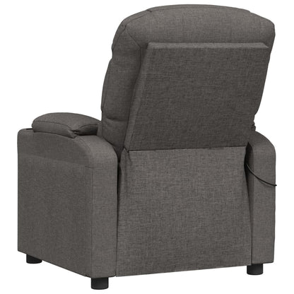Massage Chair Dark Grey Fabric