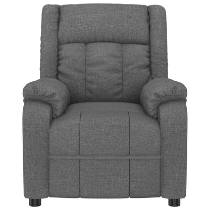 Recliner Chair Dark Grey Fabric