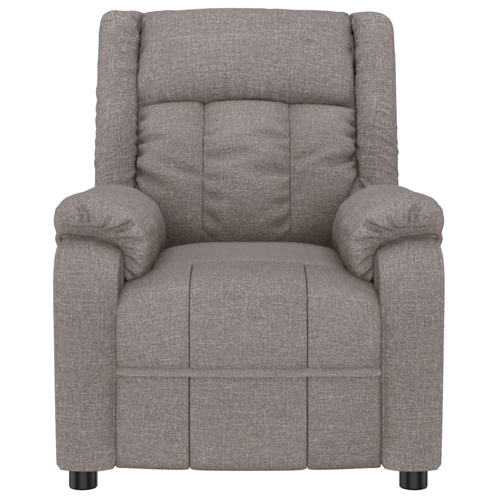 Recliner Chair Taupe Fabric