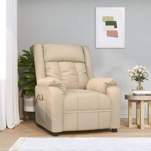 Massage Chair Cream Fabric