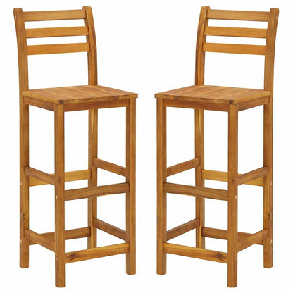 3 Piece Garden Bar Set Solid Wood Acacia