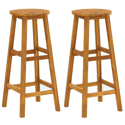 Garden Bar Set | Natural wood | Solid Acacia wood | 3 Piece Set