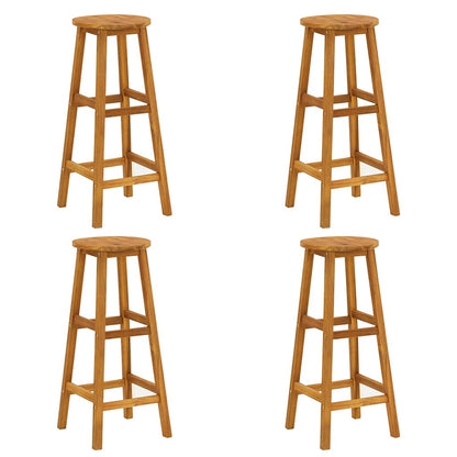5 Piece Garden Bar Set Solid Wood Acacia