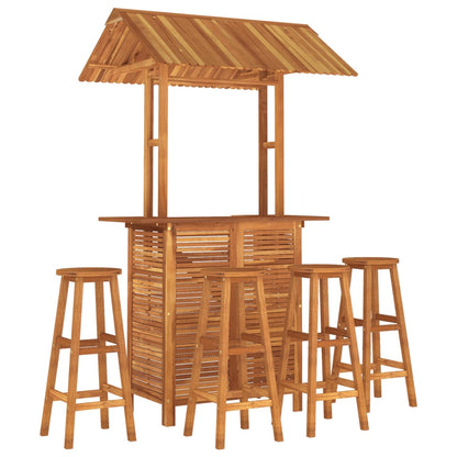 Garden Bar Set | Natural Wood | Solid Acacia Wood | Large | Durable