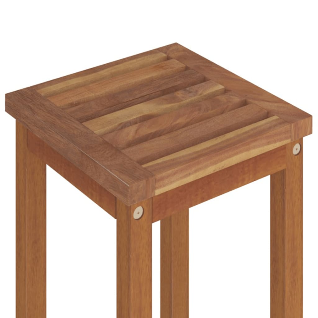 Garden Bar Set | Natural wood | Solid Acacia wood | Large | Footrest