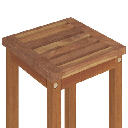 Garden Bar Set | Natural wood | Solid Acacia wood | Large | Footrest