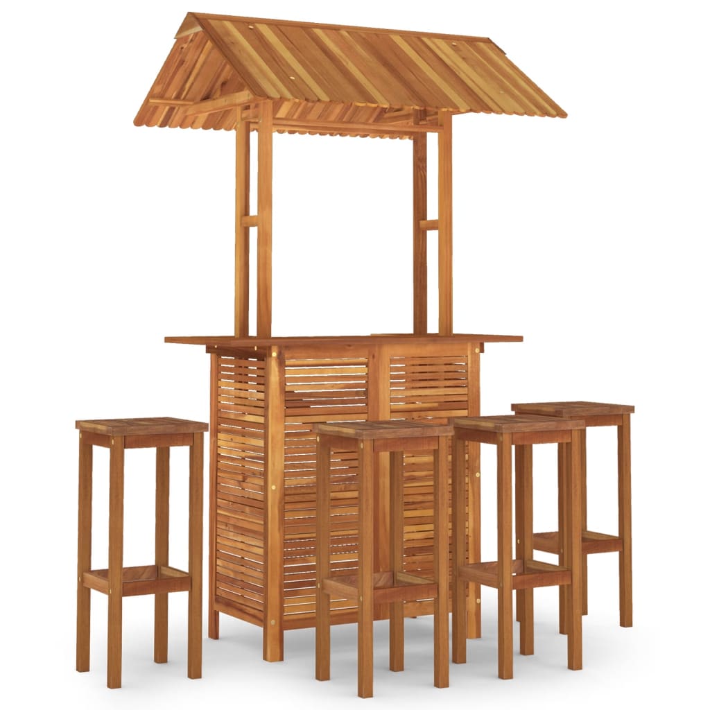 Garden Bar Set | Acacia wood color | Solid acacia wood | Medium |  Tough
