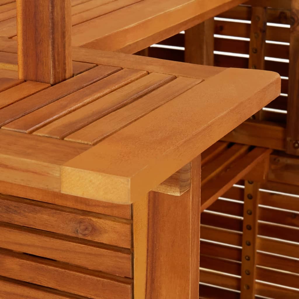 Garden Bar Set | Acacia wood color | Solid acacia wood | Medium |  Tough