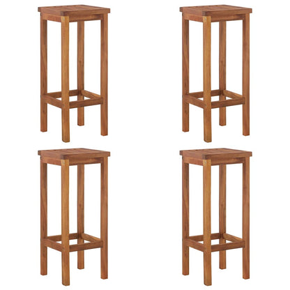 5 Piece Garden Bar Set Solid Wood Acacia