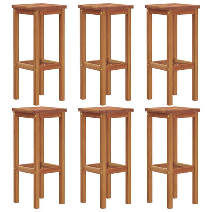 7 Piece Garden Bar Set Solid Wood Acacia