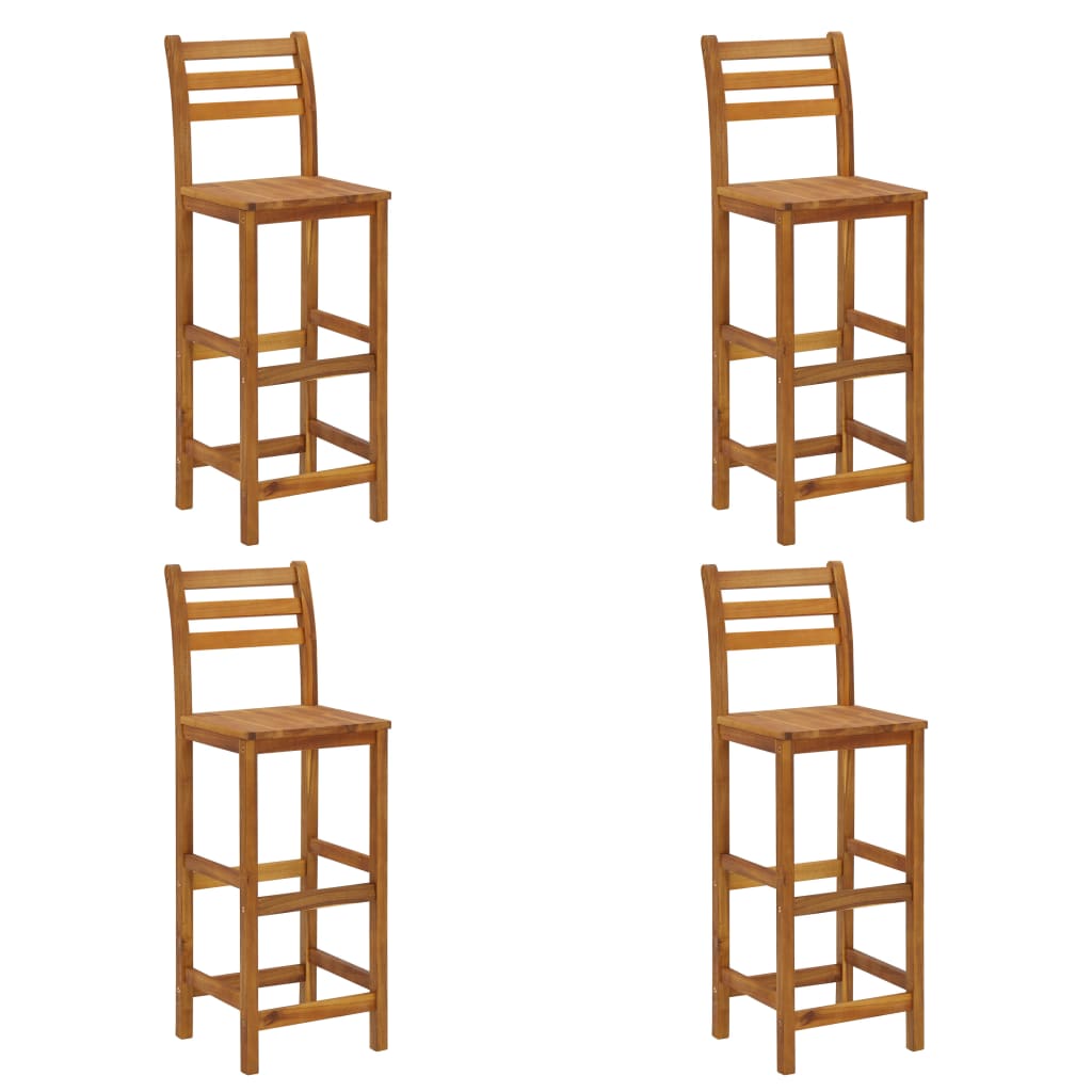 Garden Bar Set | Natural Wood | Solid acacia wood with oil finish | Large