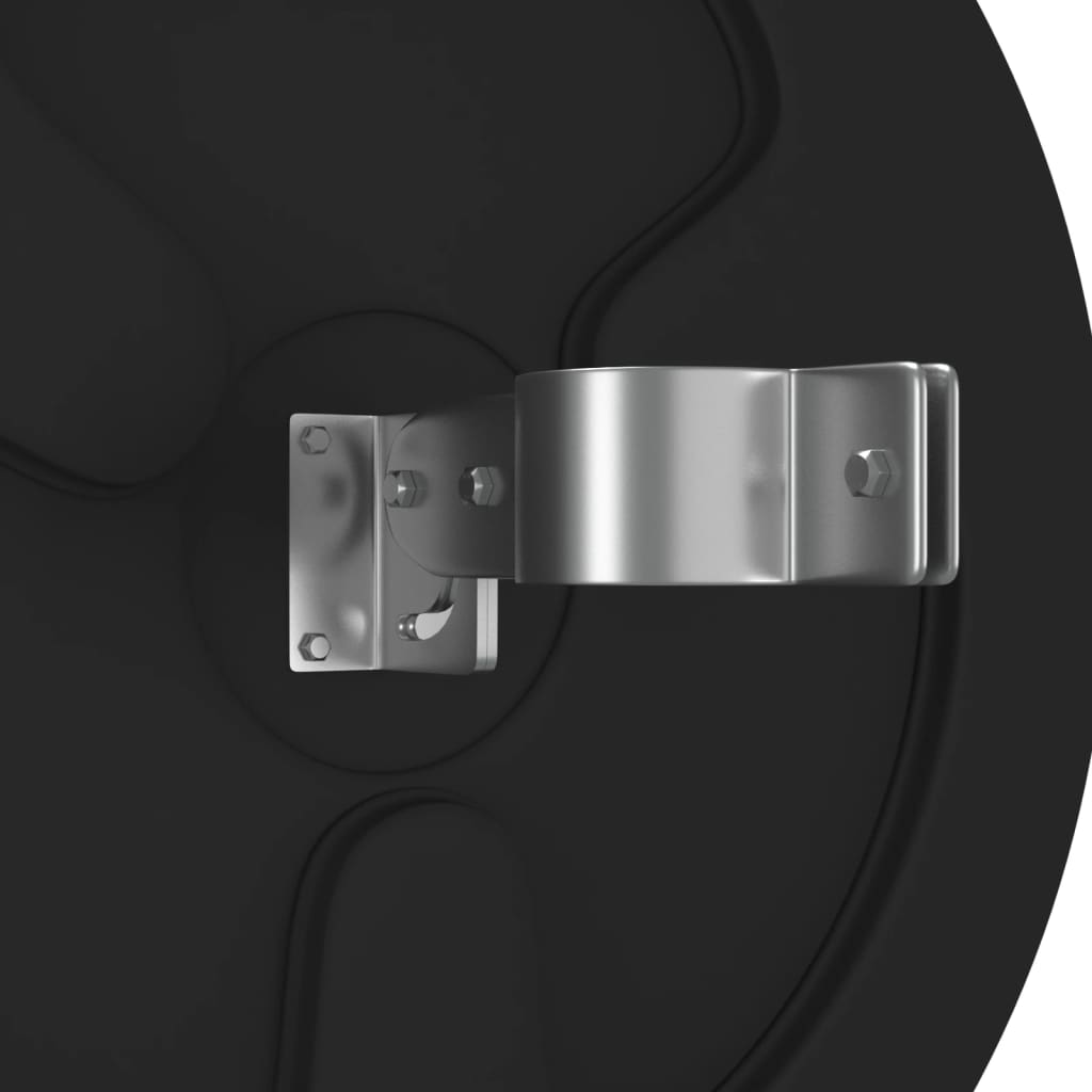 Outdoor Convex Traffic Mirror Black Ø45 cm Polycarbonate