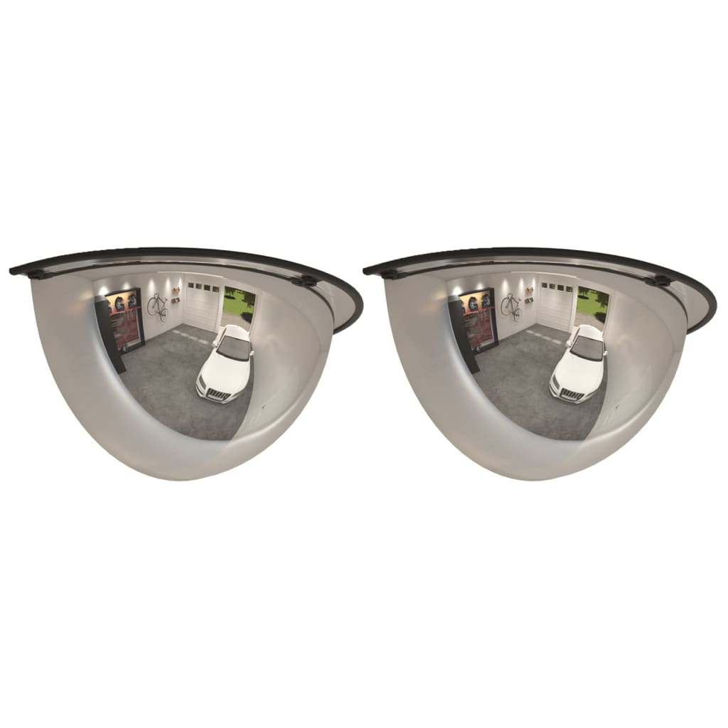 Half Domed Traffic Mirrors 2 pcs Ø40 cm Acrylic
