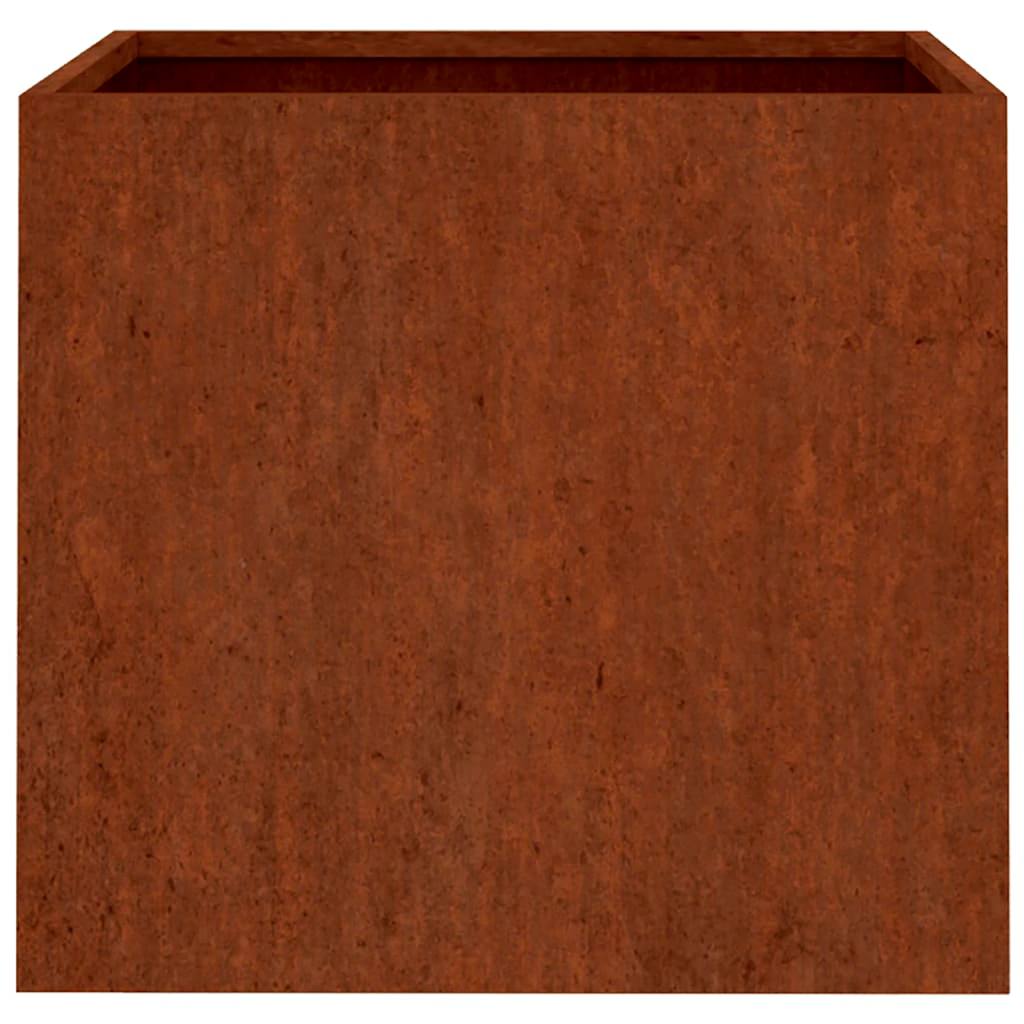 Planters 2 pcs 42x40x39 cm Corten Steel