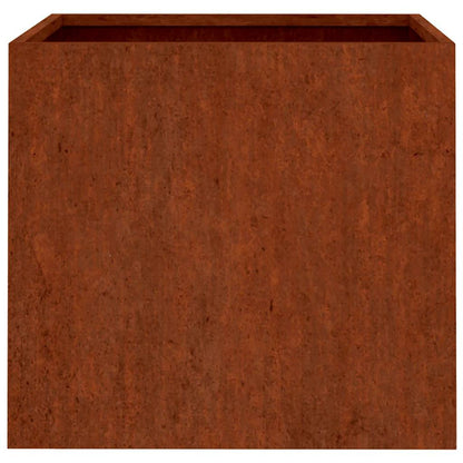 Planters 2 pcs 42x40x39 cm Corten Steel