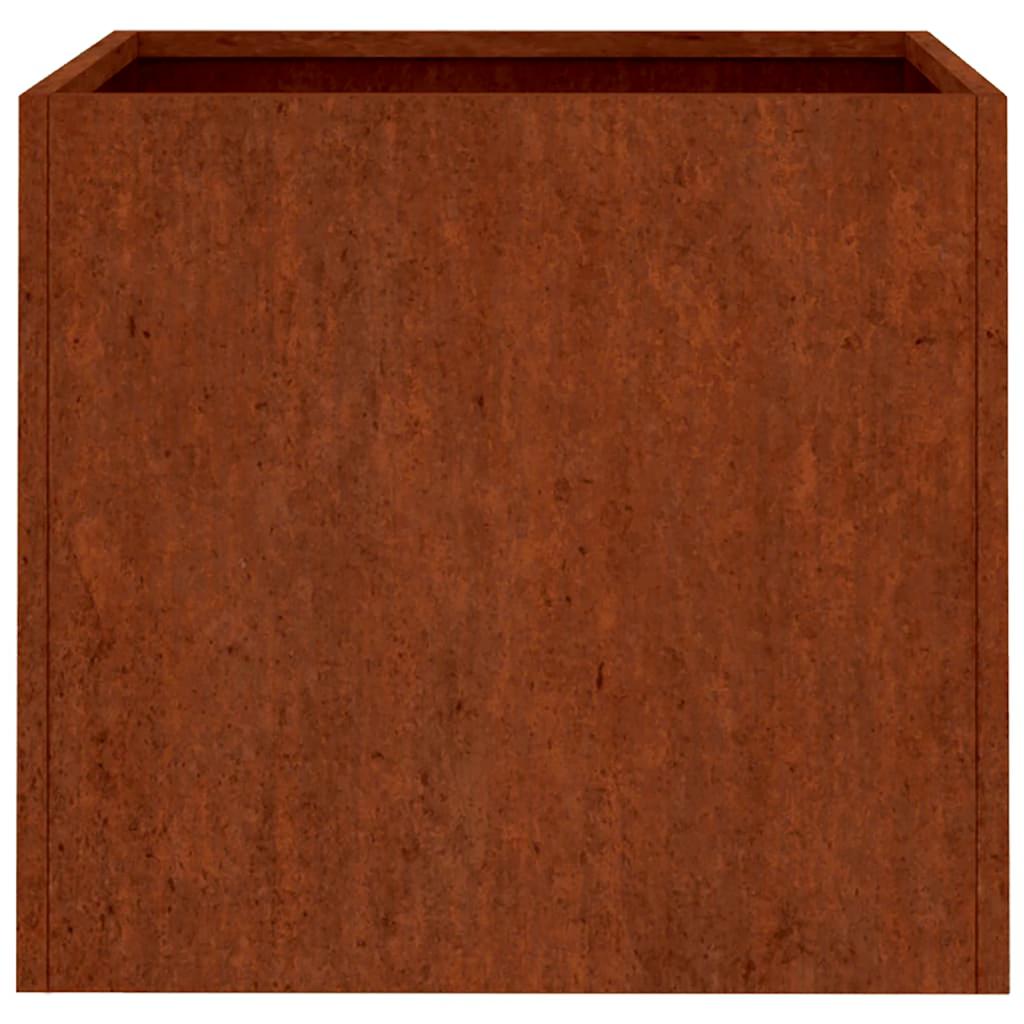 Planters 2 pcs 42x40x39 cm Corten Steel