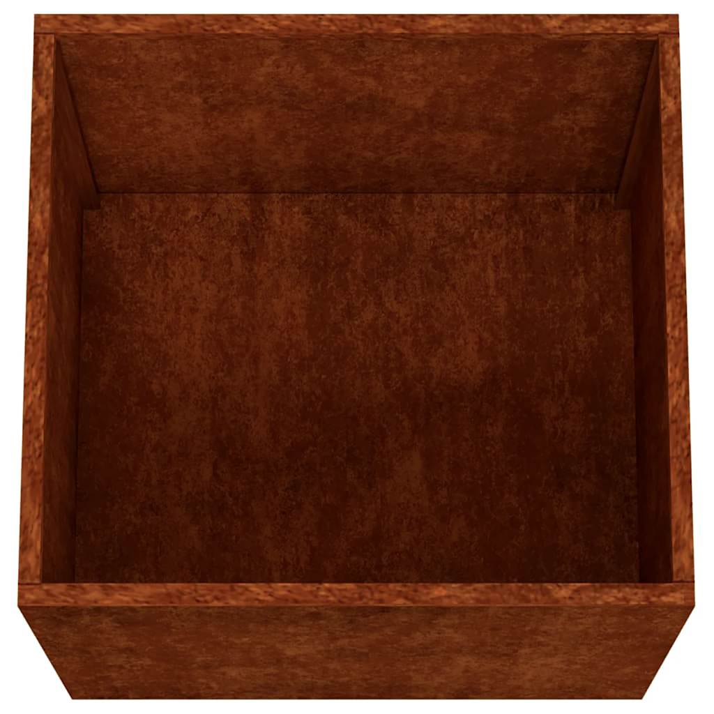 Planters 2 pcs 42x40x39 cm Corten Steel