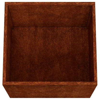 Planters 2 pcs 42x40x39 cm Corten Steel