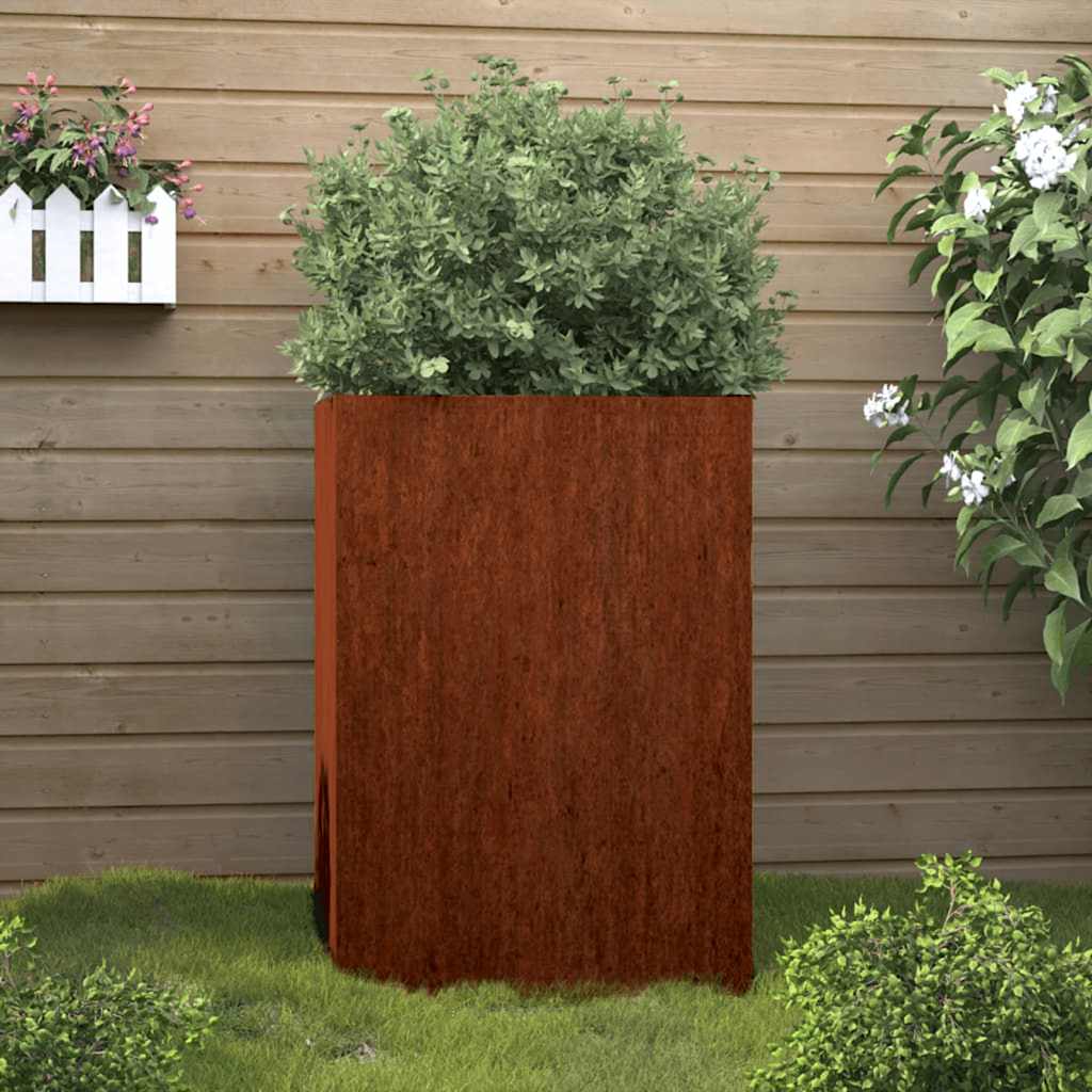 Planter 52x48x75 cm Corten Steel
