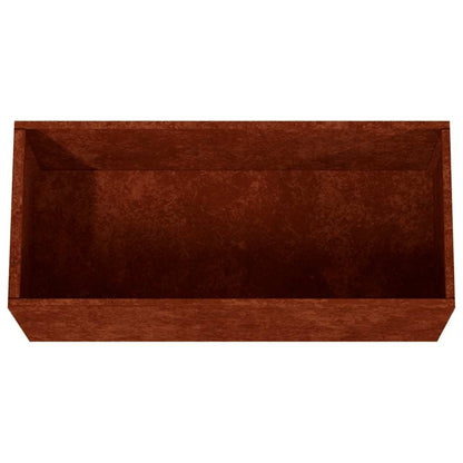 Planter 62x30x29 cm Corten Steel