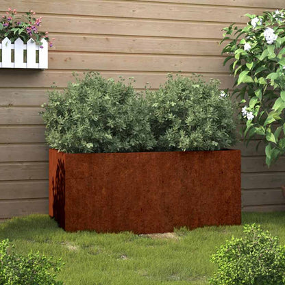 Planter 62x30x29 cm Corten Steel