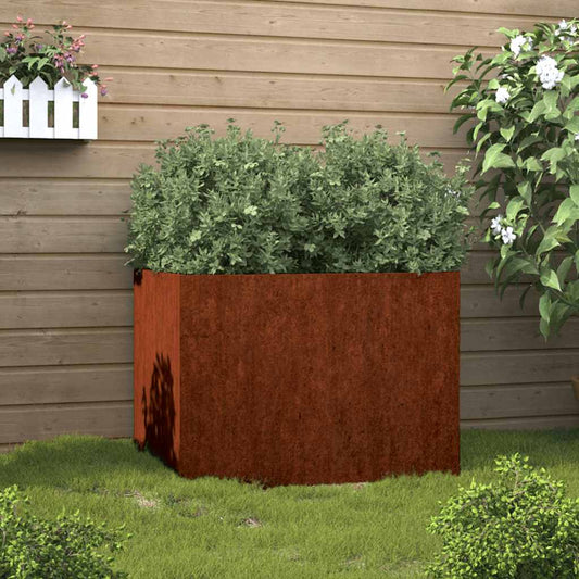 Planter 62x47x46 cm Corten Steel