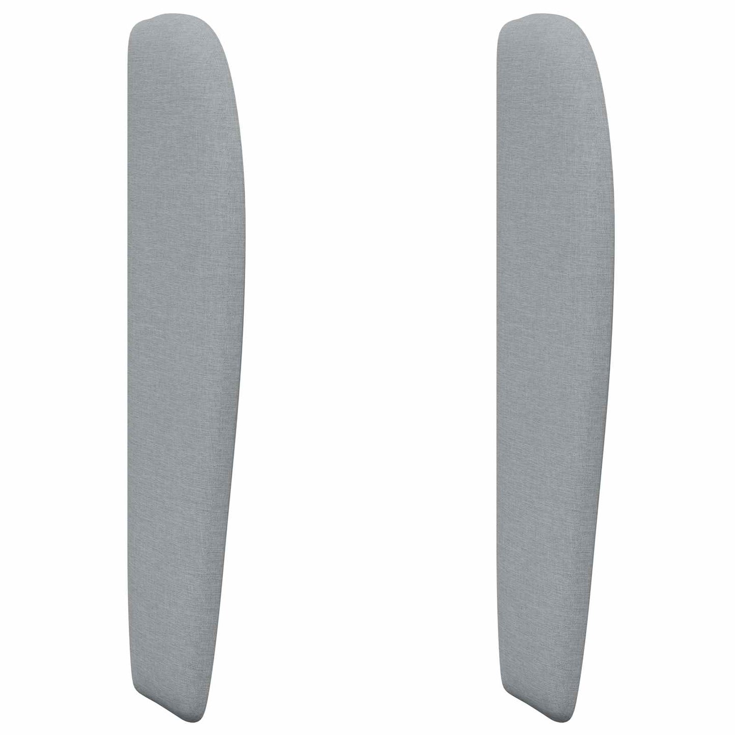 Headboard Ear Light Grey 80 x 23 x 6 cm Fabric