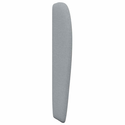 Headboard Ear Light Grey 80 x 23 x 6 cm Fabric