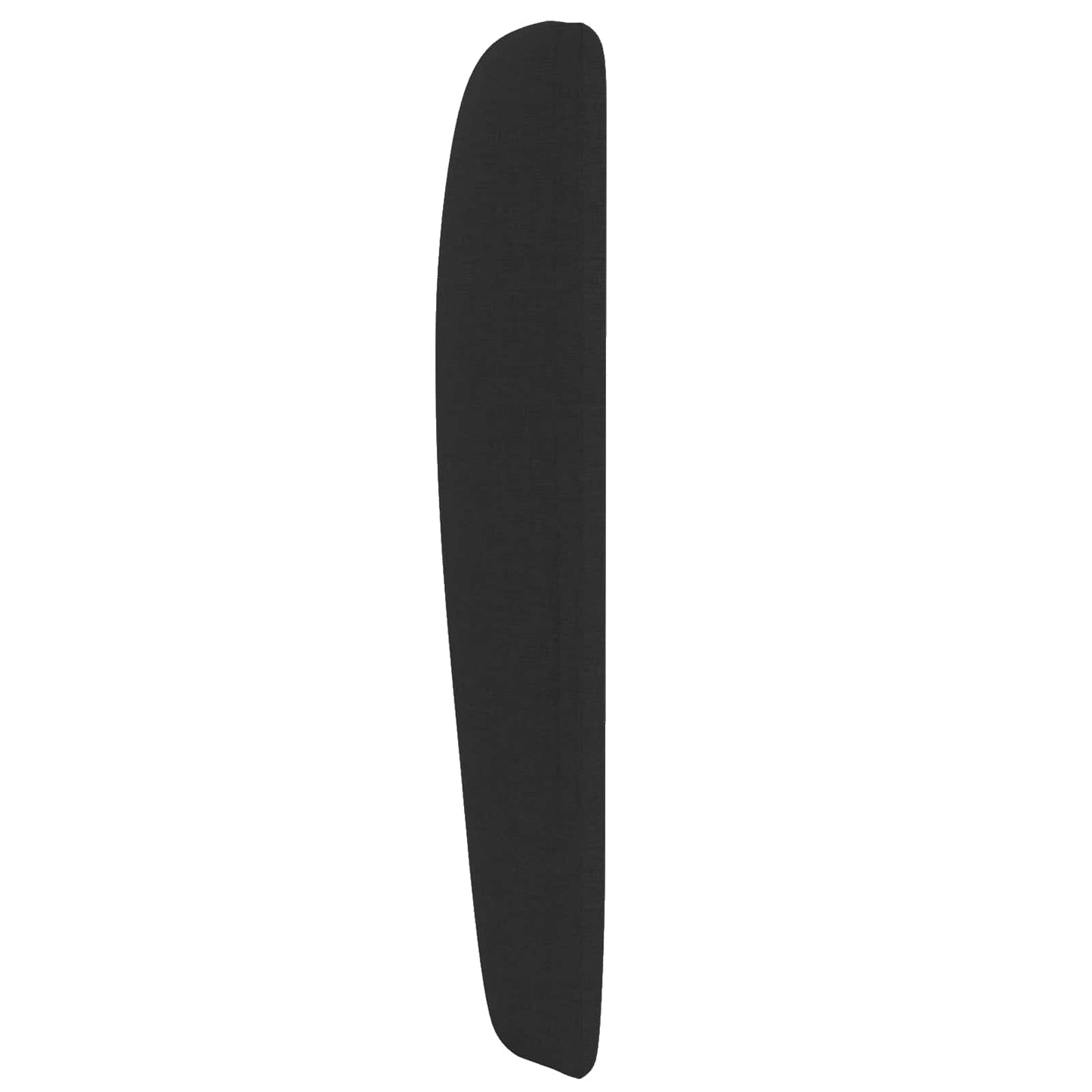 Headboard Ear Black 80 x 23 x 6 cm Fabric