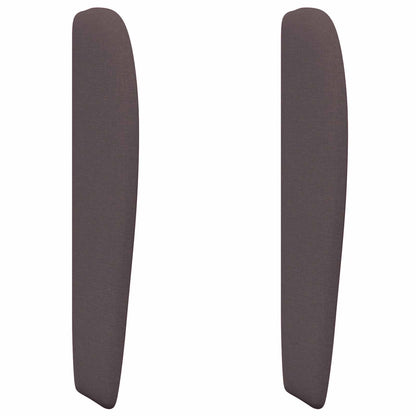 Headboard Ear Brown 80 x 23 x 6 cm Fabric