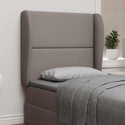 Headboard Ear Beige 80 x 23 x 6 cm Fabric