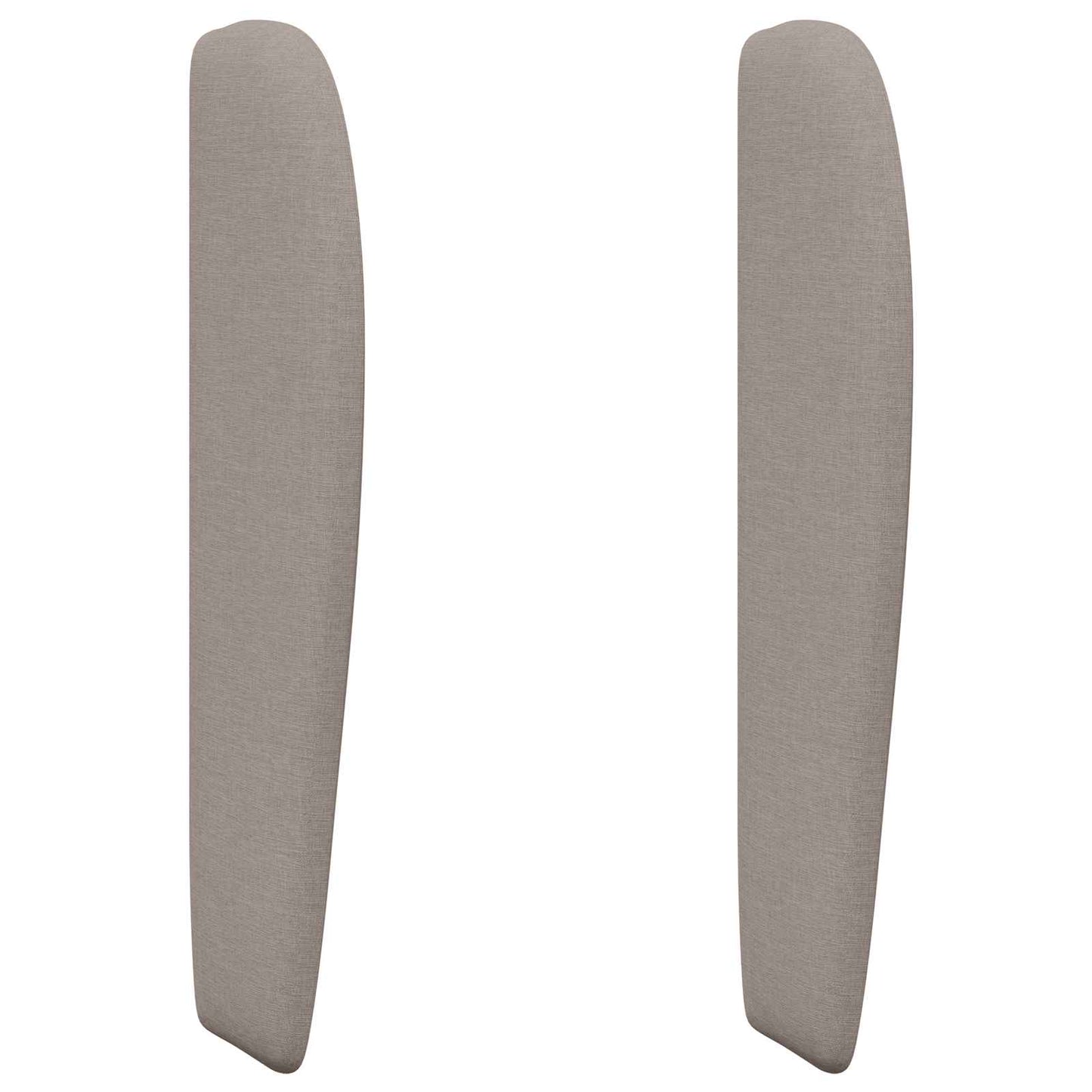 Headboard Ear Beige 80 x 23 x 6 cm Fabric