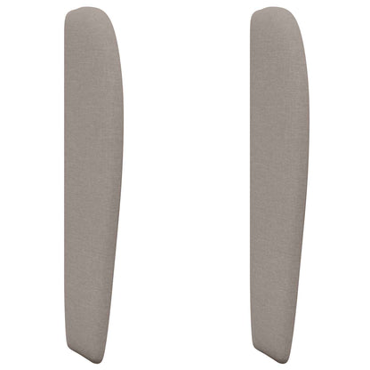 Headboard Ear Beige 80 x 23 x 6 cm Fabric