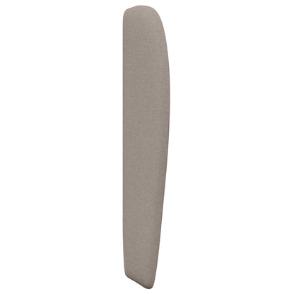 Headboard Ear Beige 80 x 23 x 6 cm Fabric