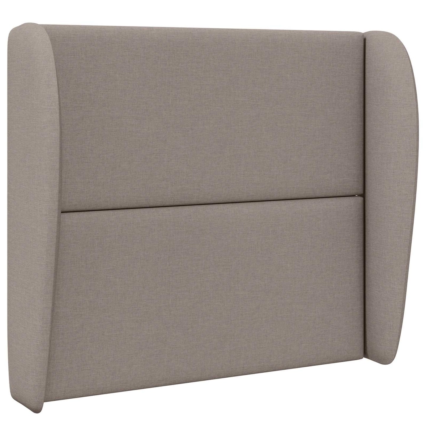 Headboard Ear Beige 80 x 23 x 6 cm Fabric