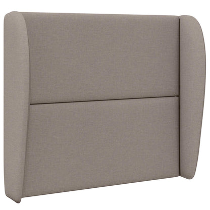 Headboard Ear Beige 80 x 23 x 6 cm Fabric