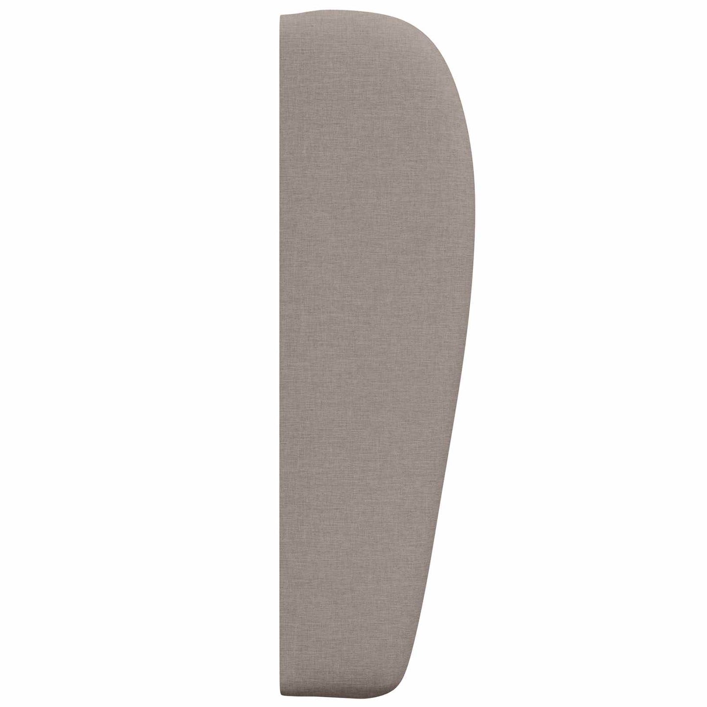 Headboard Ear Beige 80 x 23 x 6 cm Fabric