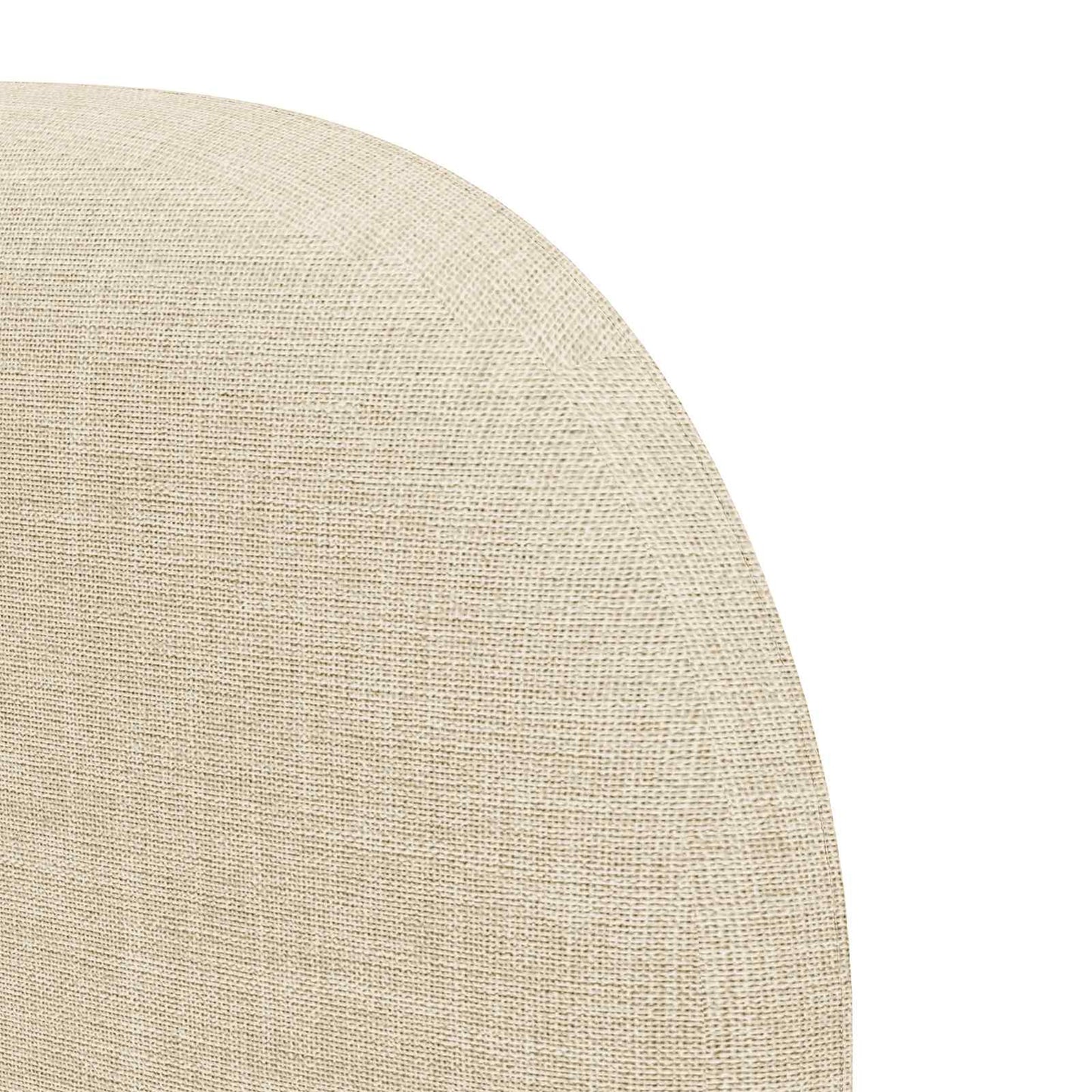 Headboard Ear Cream 80 x 23 x 6 cm Fabric