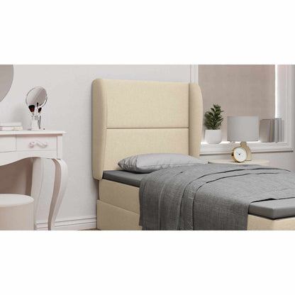 Headboard Ear Cream 80 x 23 x 6 cm Fabric