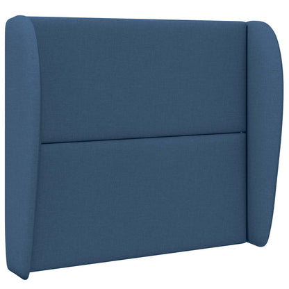 Headboard Ear Blue 80 x 23 x 6 cm Fabric