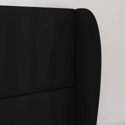 Headboard Ear Black 80 x 23 x 6 cm PVC
