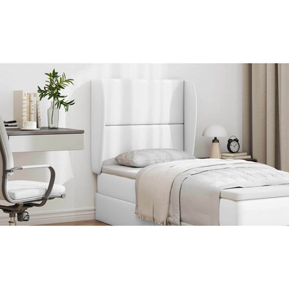 Headboard Ear White 80 x 23 x 6 cm PVC