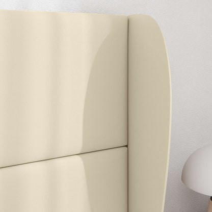 Headboard Ear Cream 80 x 23 x 6 cm PVC